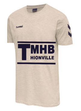 T-shirt coton « TMHB » Gris Femme