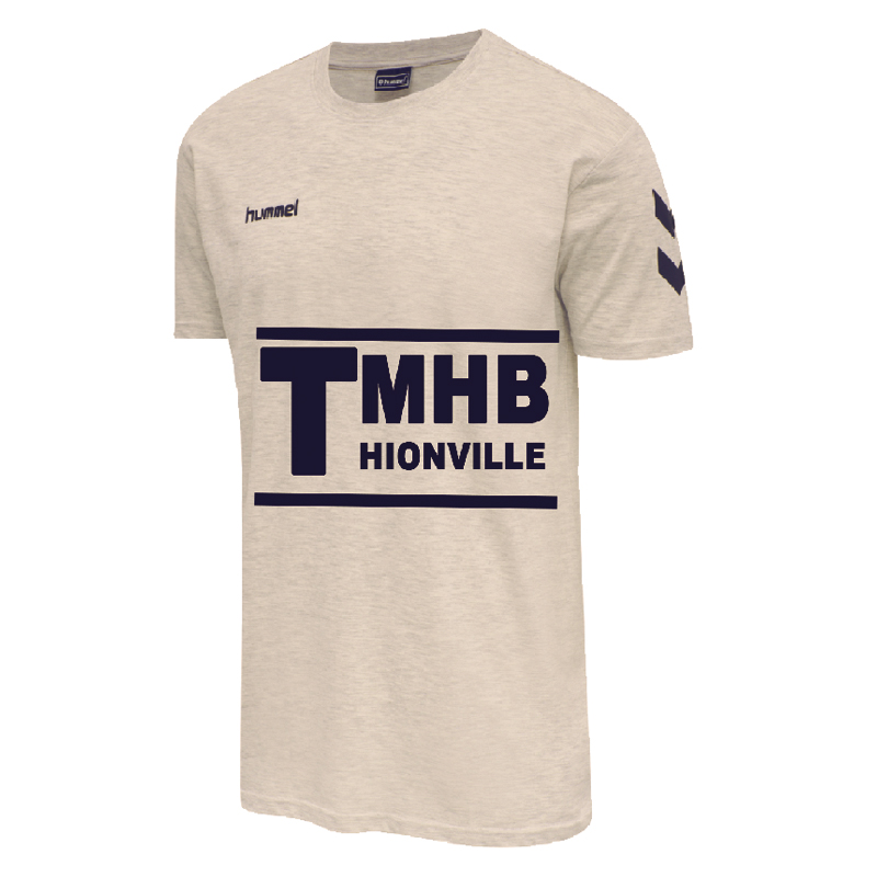 T-shirt coton « TMHB » Gris Femme
